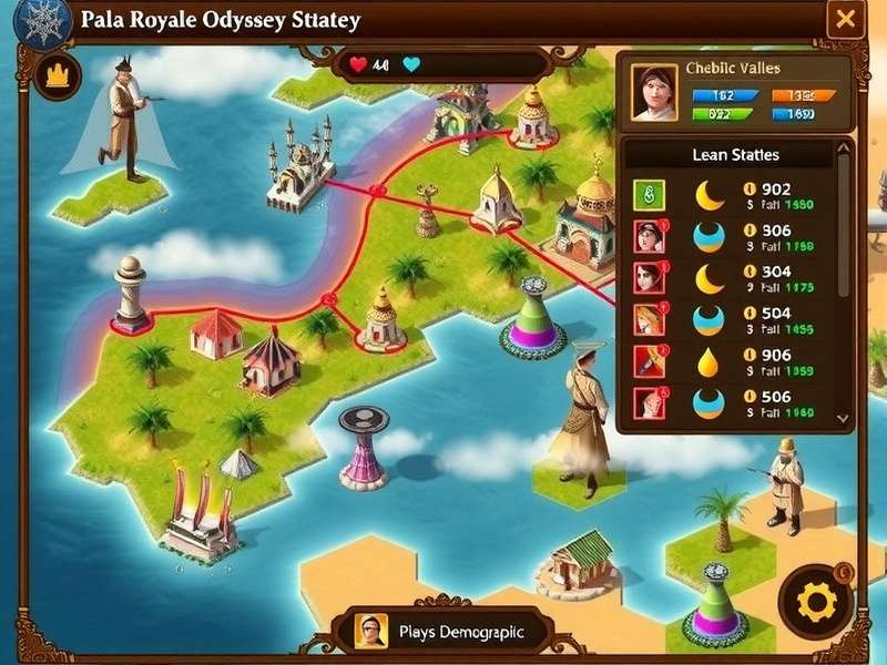 Pala Royale Odyssey battle strategy interface